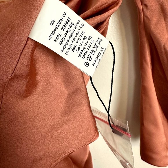 HOUSE OF CB Toira Satin Corset Minidress in Rose Size Small - Picture 9 of 14